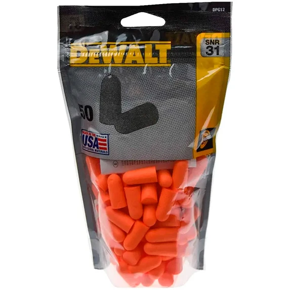 Беруші DeWalt піна помаранчеві одноразові 50шт - 2