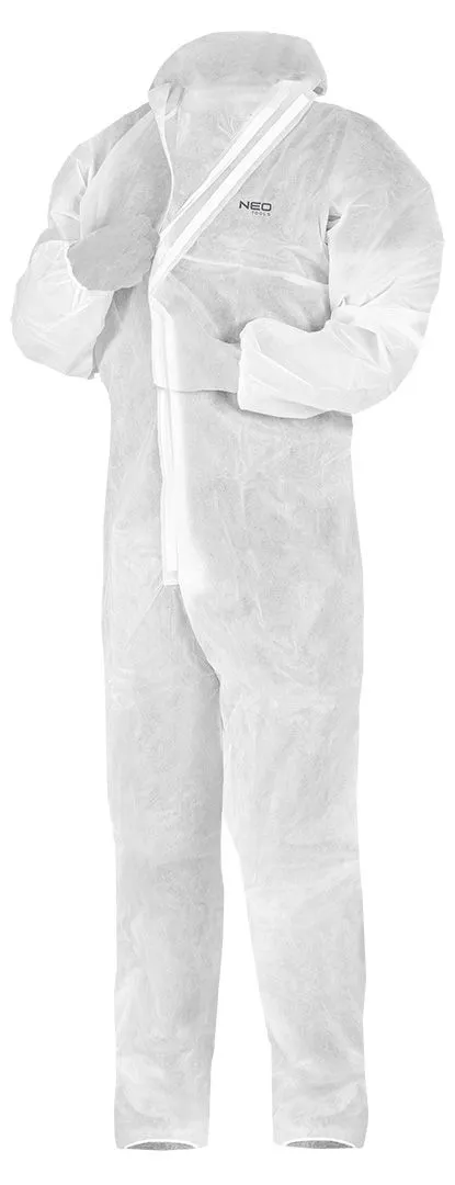Костюм для фарбування Neo Tools, матеріал нетканий поліпропілен, щільність 50 г/м2, розмір XXXL, біл