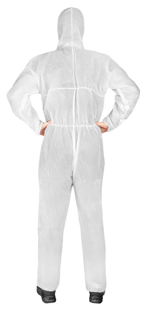 Костюм для фарбування Neo Tools, матеріал нетканий поліпропілен, щільність 50 г/м2, розмір М, білий - 2