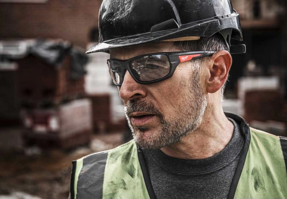 Окуляри захисні Milwaukee Performance, протиосколкові, лінзи-сірі, полікарбонат - 2