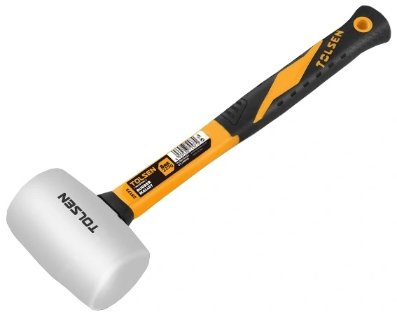 Киянка гумова Tolsen 225г 30мм руків'я скловолокно