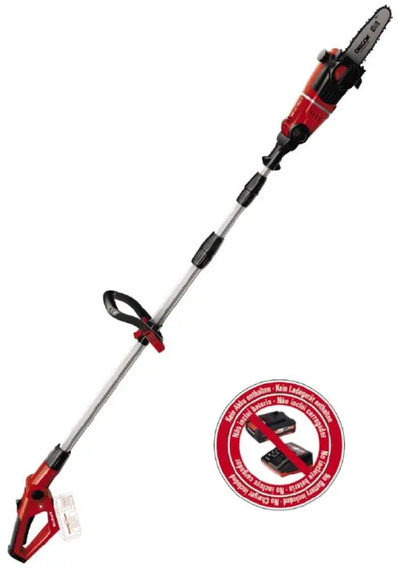 Висоторіз ланцюговий акумуляторний Einhell GE-LC 18 LI T-Solo 18В PXC шина 20см штанга 183-277см 5.3