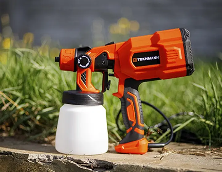 Фарборозпилювач електричний Tekhmann TSG-650 650Вт 500мл·хв контейнер 0.8л 1.1кг - 2