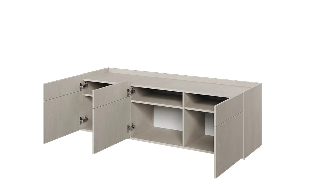 Комод 3-дв Тін Флекс сірий - 2