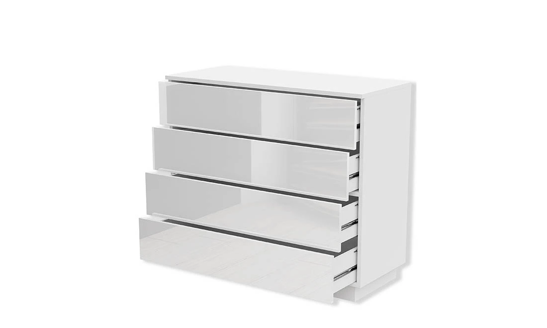 Комод Тіна 4Ш білий глянець з підсвіткою - 2