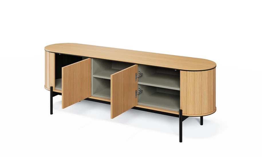 Тумба ТВ 1680x460x570 2д Ротто / Rotto дуб вінченца/евкаліпт - 2