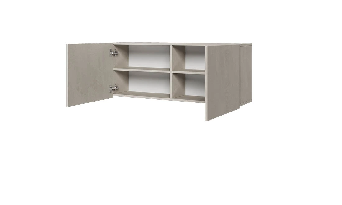 Шафа 2-дв Тін Флекс підвісна сірий - 2