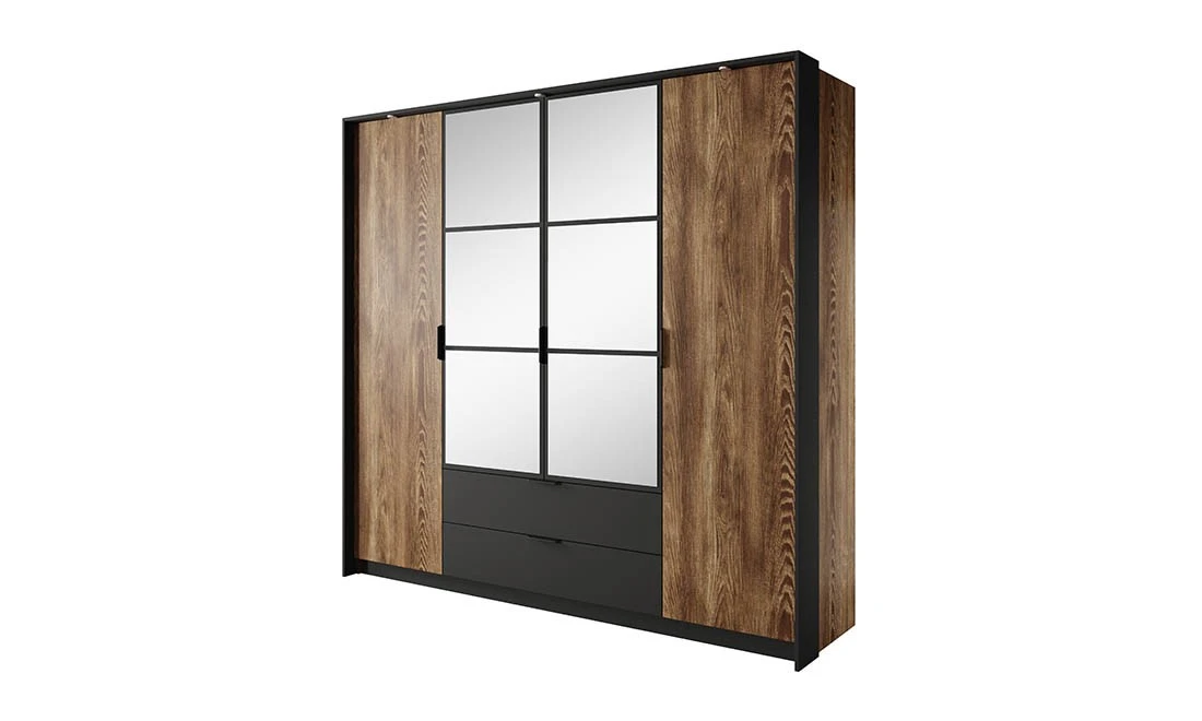 Шафа Стокгольм (Milton) каштан/антрацит (без підсвітки) - 2