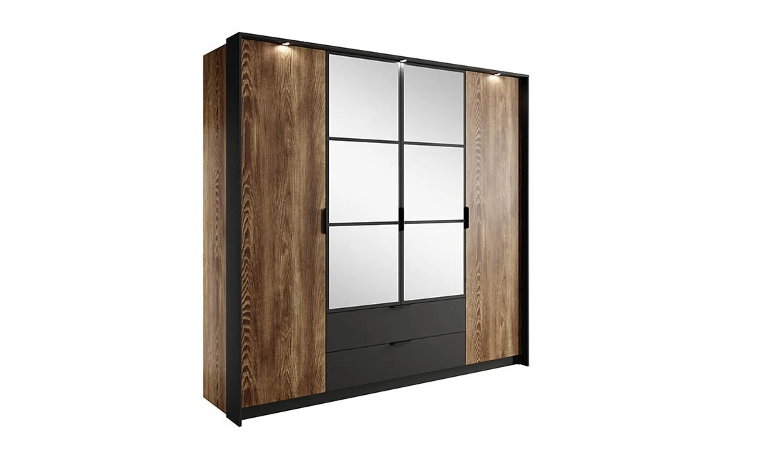Шафа Стокгольм (Milton) каштан/антрацит (без підсвітки)