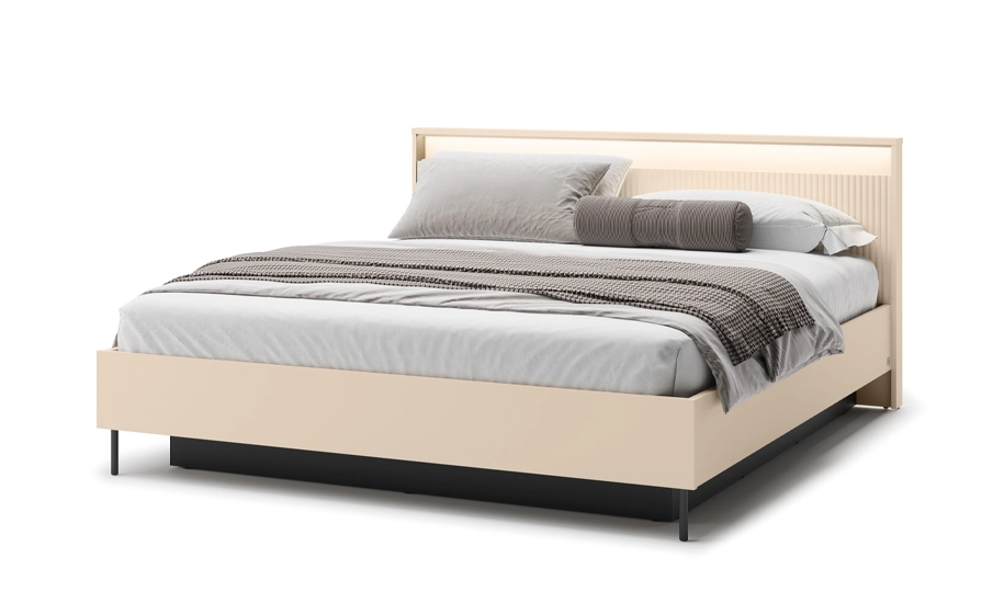 Ліжко 1,6 Trend TS-03 (160) з підйомним механізмом та підсвіткою 1700x2140x950