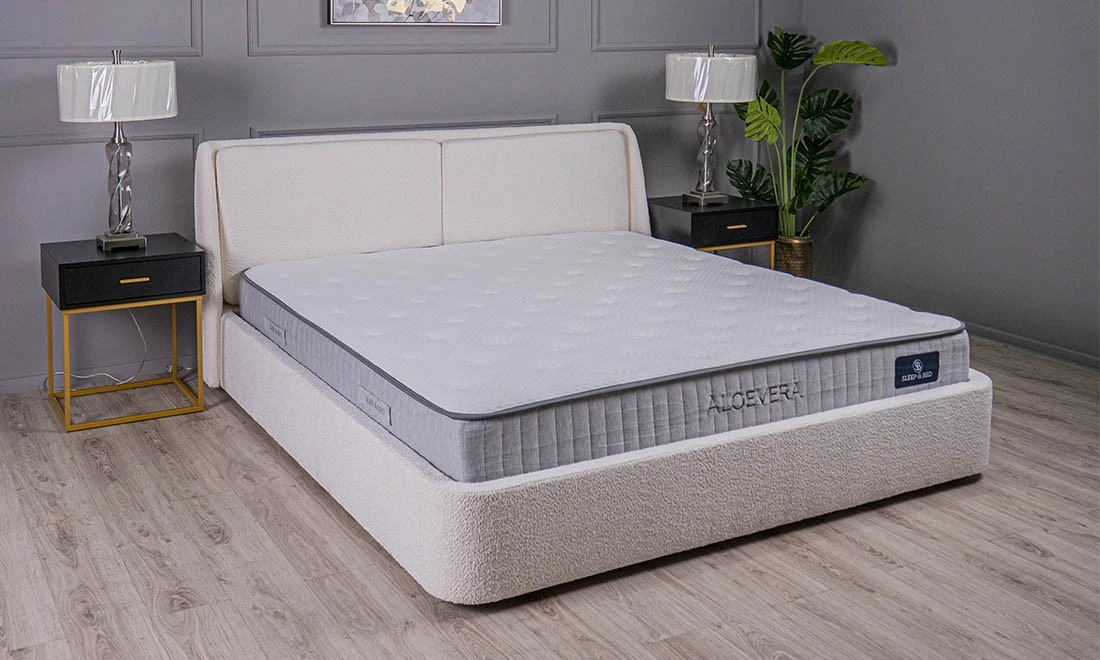 Ліжко 1,6 Афіна молочний з підйомним механізмом - 2