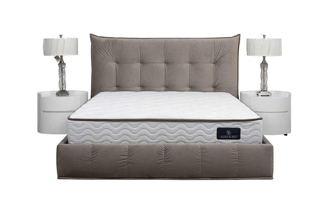 Ліжко 1,6 Теана бежеве з підйомним механізмом