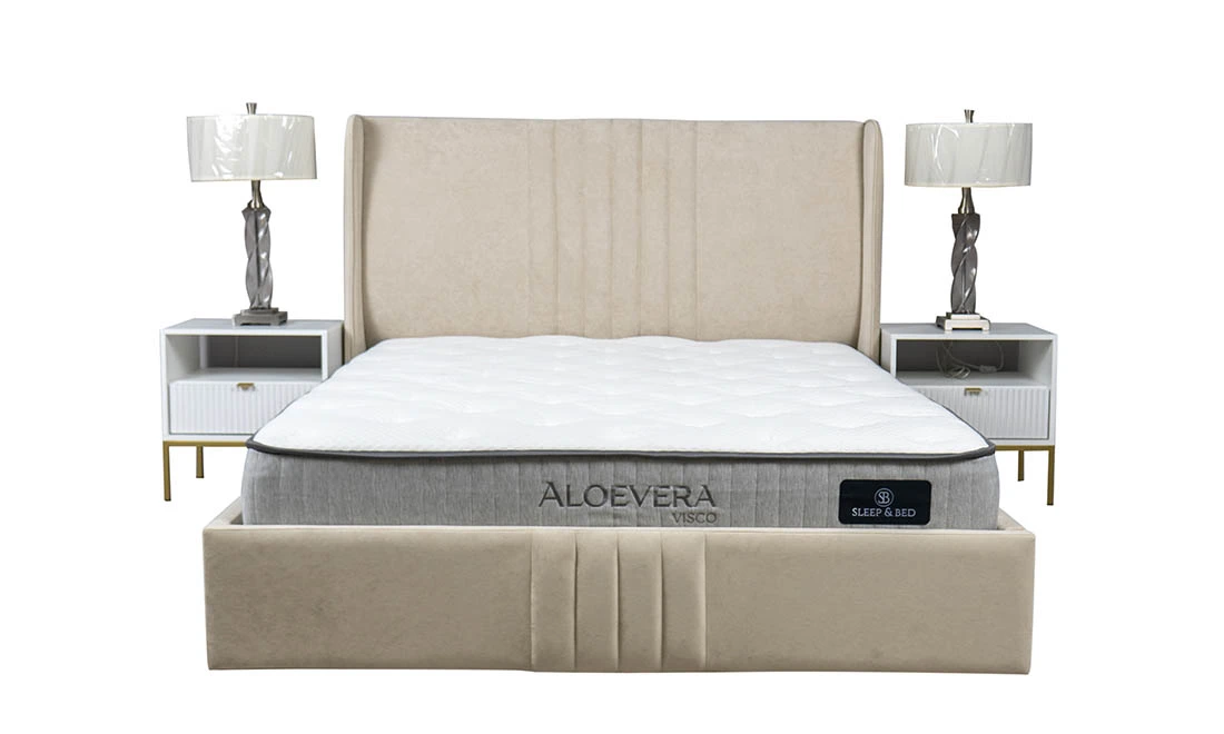 Ліжко 1,8 Лагуна бежеве