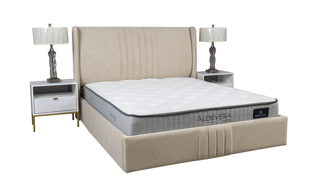 Ліжко 1,8 Лагуна бежеве - 2