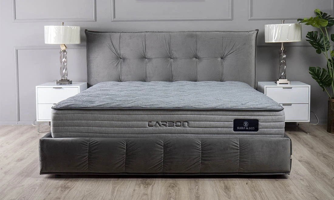 Ліжко 1,8 Теана сіре з підйомним механізмом (Magic velvet 2217) - 2