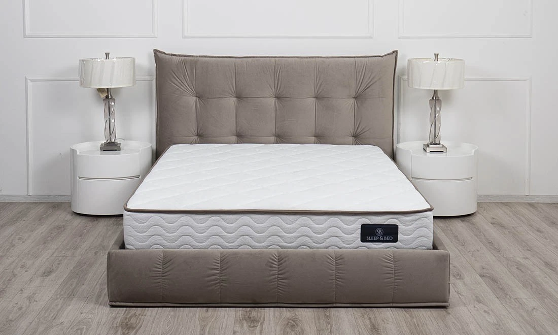 Ліжко 1,8 Теана бежеве з підйомним механізмом - 2