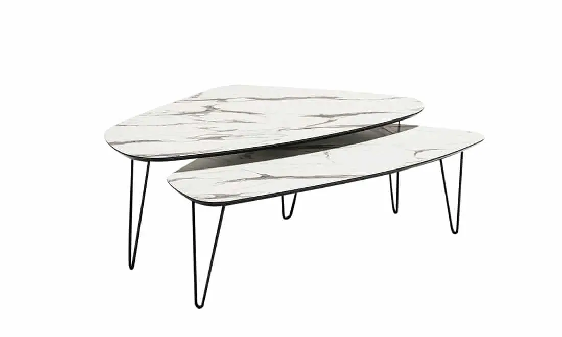 Стіл журнальний ПАЛАЦО білий глянець 400