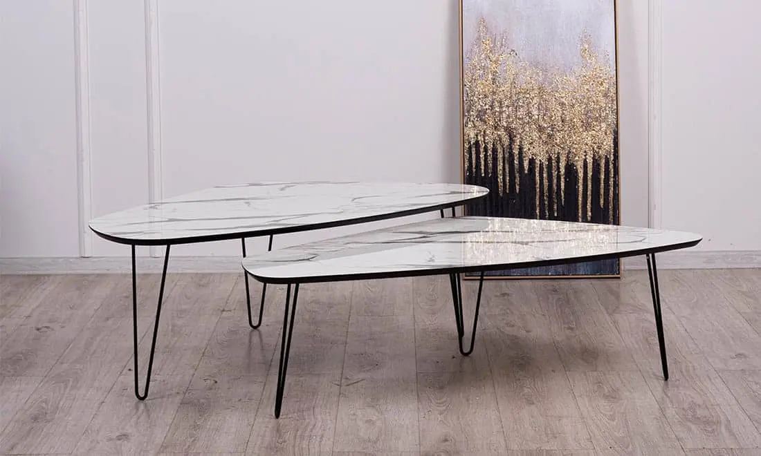 Стіл журнальний ПАЛАЦО білий глянець 400 - 2