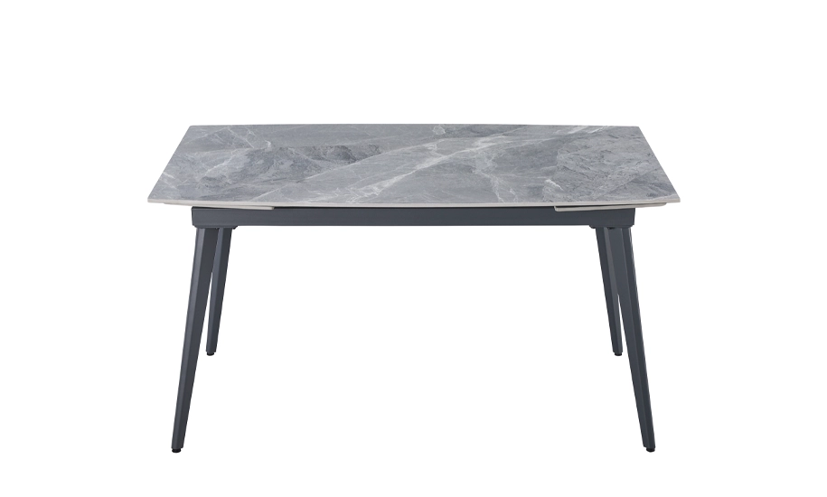 Стіл ЛЮКС сірий глянець 1200/1800х800х760 сірі ноги