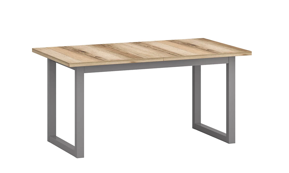 Стіл обідній 1,6 Латур сірий/делано світлий