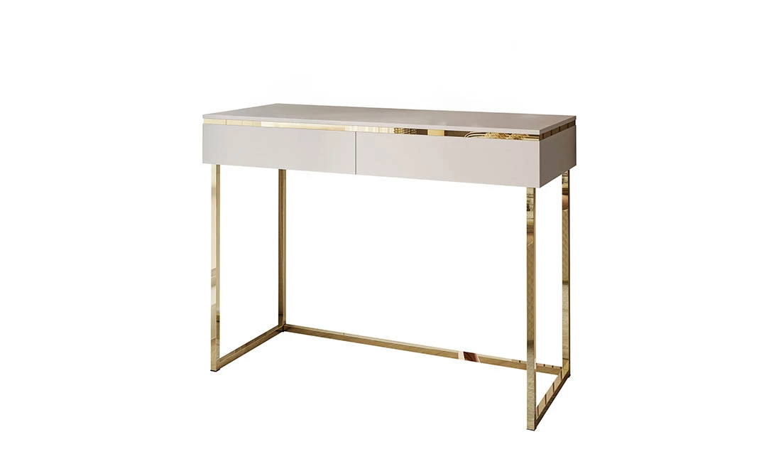 Стіл туалетний Аврора 2Ш кашемір/золото