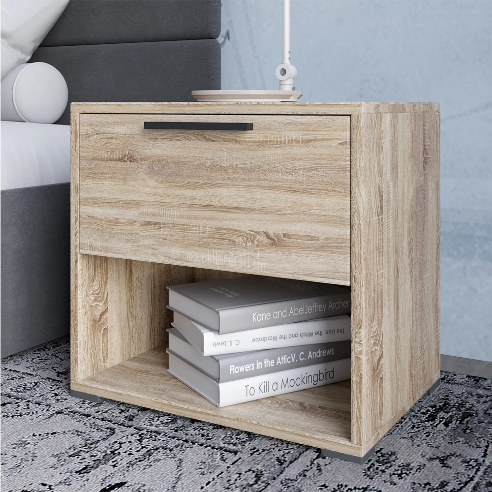 Тумба приліжкова LION Краш з висувною шухлядою Дуб сонома (LION-044133)