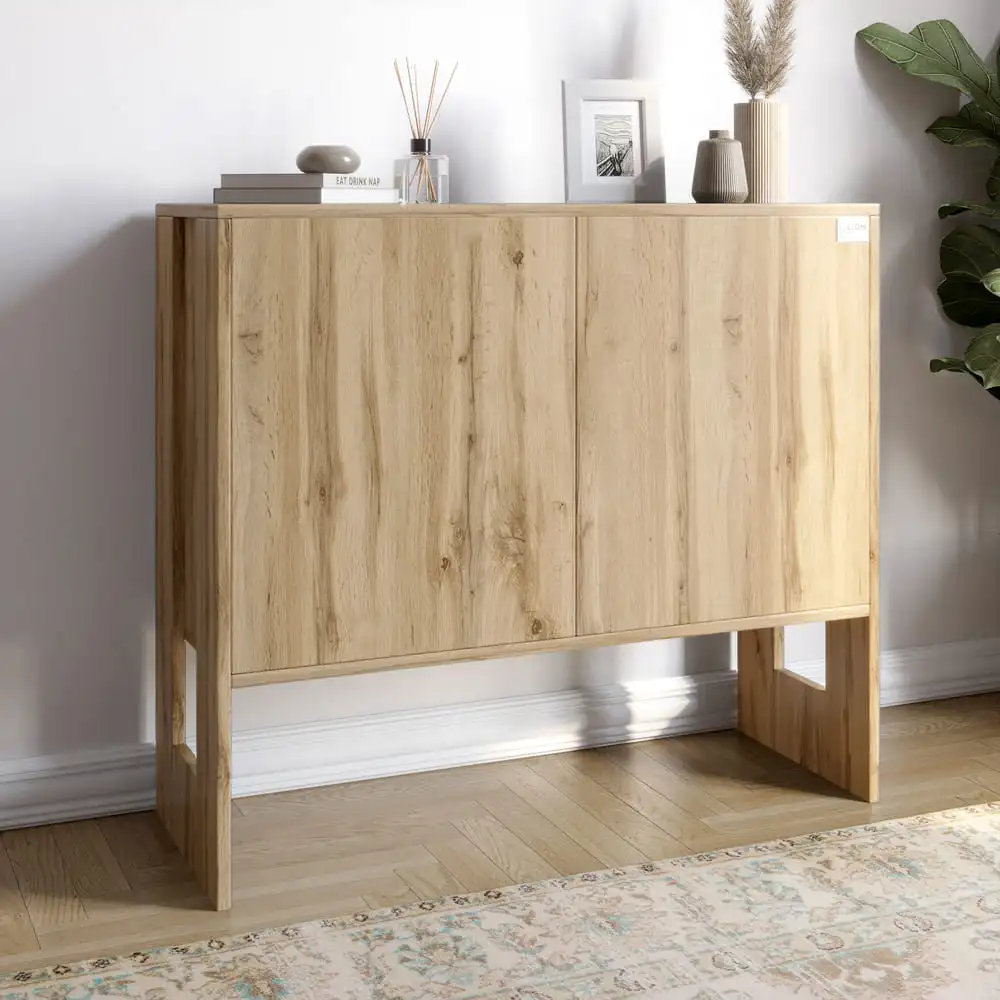 Комод-1 з 2 дверима LION Нобу 90х34х80 см Дуб Аппалачі (LION-042261)