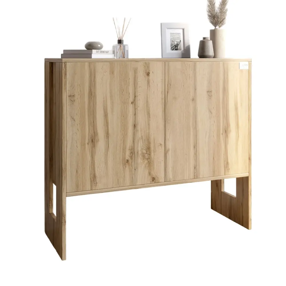 Комод-1 з 2 дверима LION Нобу 90х34х80 см Дуб Аппалачі (LION-042261) - 2