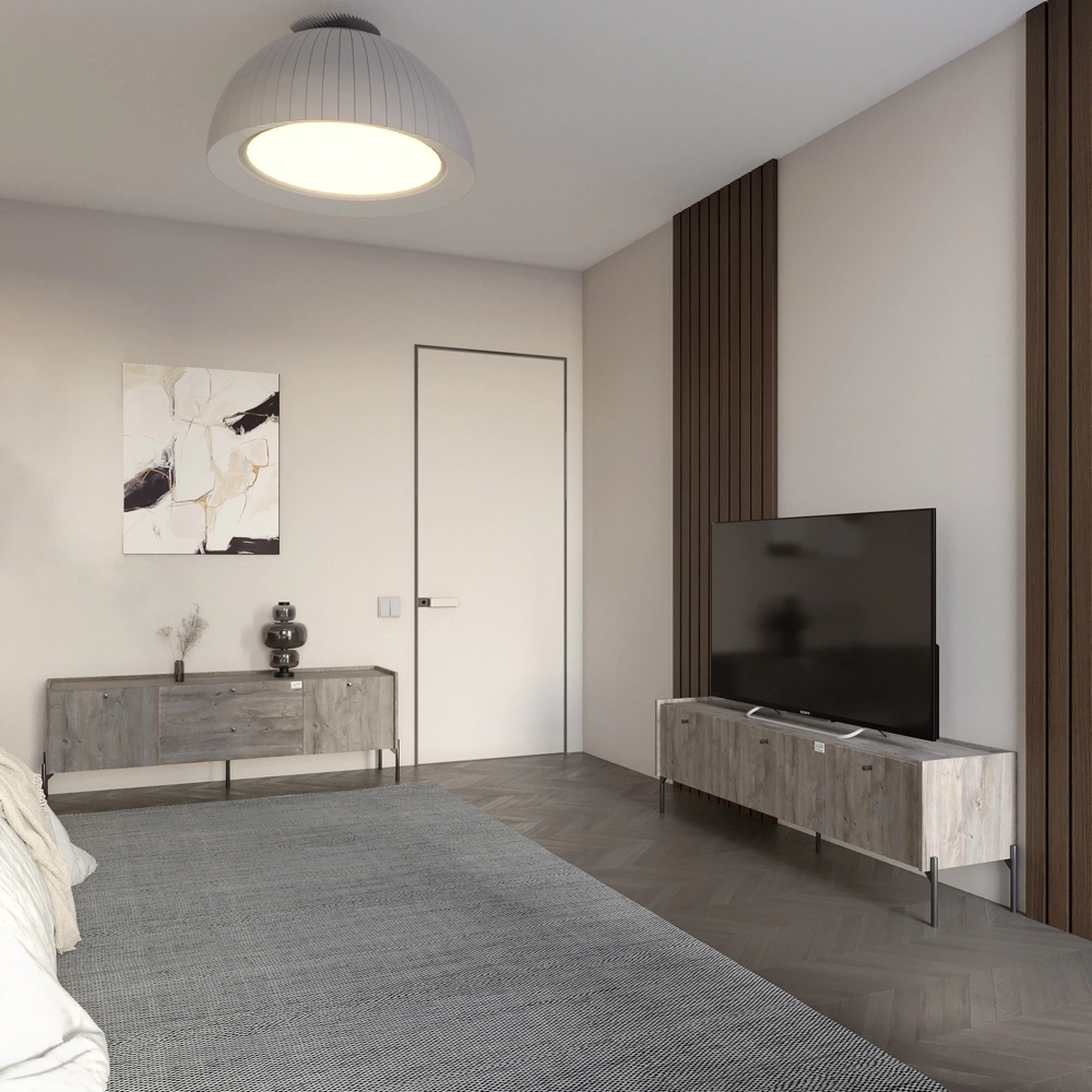 Гарнитур у спальню 2 тумби під телевізор LION Wood Дуб Сонома (LION-041527)