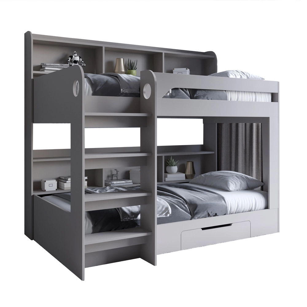 Дитяче двоярусне ліжко LION Майнкрафт 90х190 см з шухлядою Кашемір (LION-041540) - 2