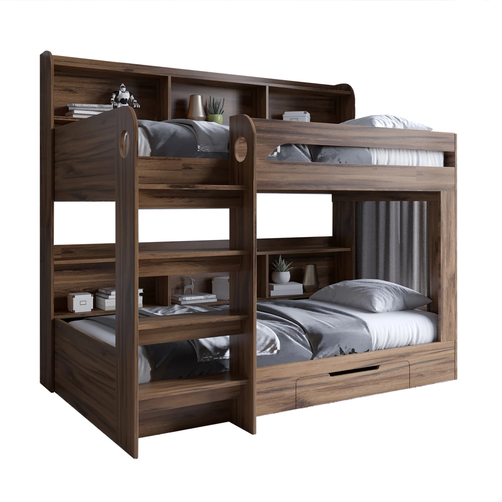 Дитяче двоярусне ліжко LION Майнкрафт 90х190 см з шухлядою Дуб Ліворно (LION-041537) - 2