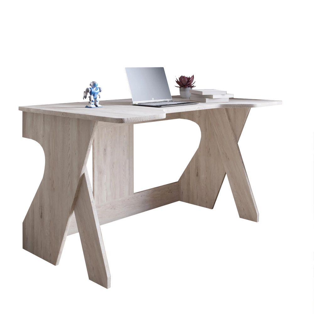 Стіл геймерський LION Крід для комп'ютера та ноутбука 130х80х74,5 Самоа Димчастий (LION-041727) - 2