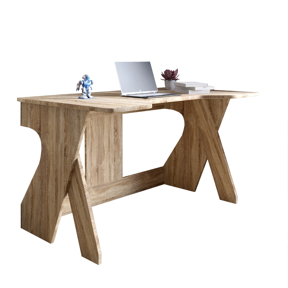 Стіл геймерський LION Крід для комп'ютера та ноутбука 130х80х74,5 Дуб Сонома трюфель (LION-041722) - 2