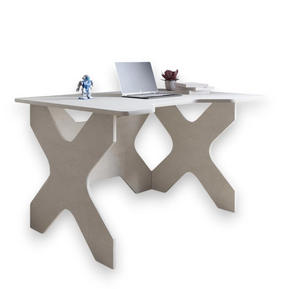 Комп'ютерний стіл LION Донат 120х90х74,5 см Бетон style (LION-041703) - 2