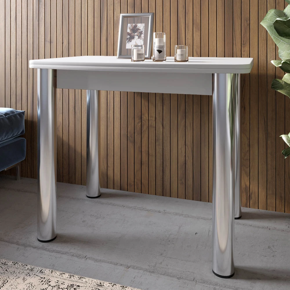 Обідній стіл розкладний LION Нота Німфея Альба 60x90/90x120 (LION-041286) - 2