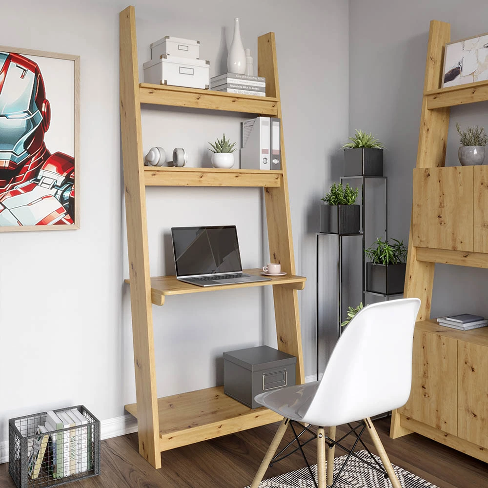 Модуль-3 зі столом та полицями LION Лінк Дуб Артизан (LION-042107)