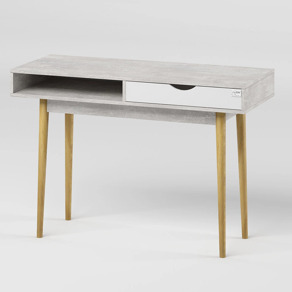 Письмовий стіл LION Сканді-1 Німфея Альба/Бетон (LION-041188) - 2