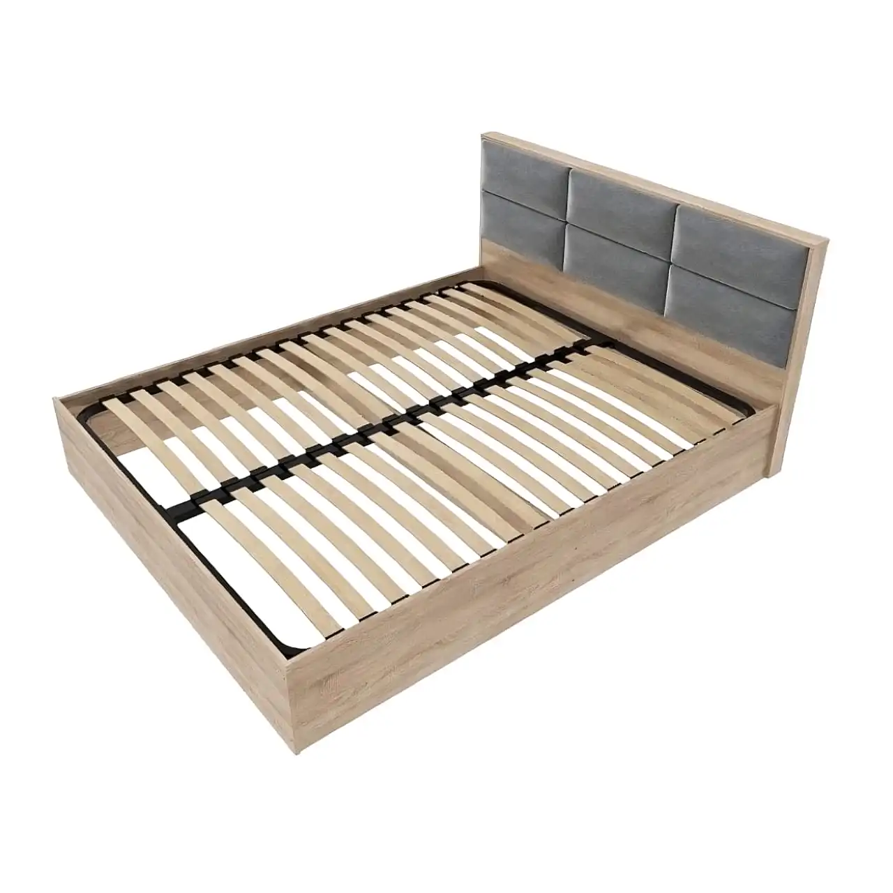 Ліжко двоспальне Еверест КЛ-1400 Лайт (ламельний каркас) 140х200 см Дуб сонома (DTM-4651) - 2