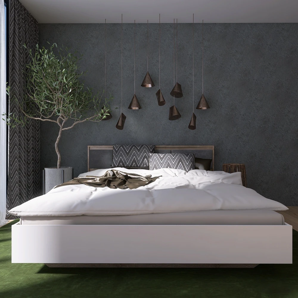 Ліжко двоспальне з підйомним механізмом Еверест Сіті-1400 200,5х148,8х82,6 см Дуб сонома/Білий (DTM- - 2