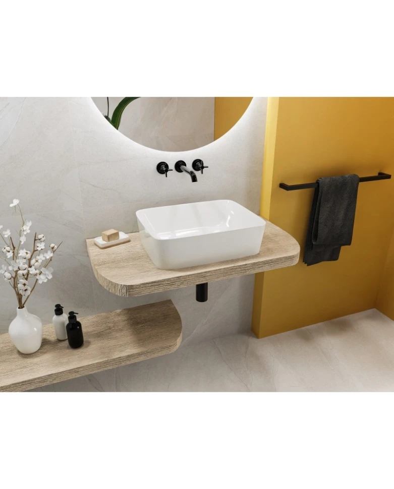 умивальник Lavita Luneza Grande 51,5x41 накладний, білий (5900378301585) - 2