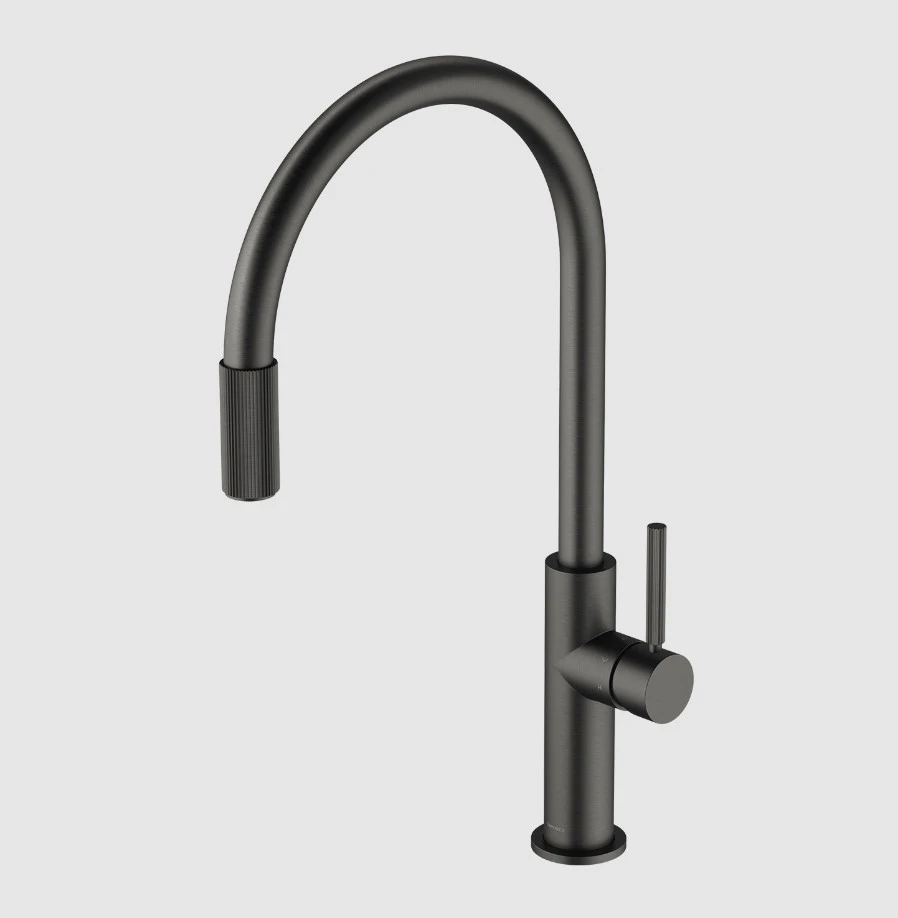 змішувач для кухні Omnires Switch з функцією фільтру для води, graphite (SW9057-FD1GR)