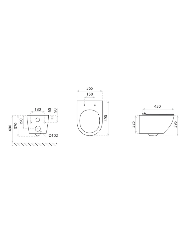 унітаз Lavita Sofi slim golden never die підвісний, сидіння дюропласт, без обідка (5900378326533) - 2