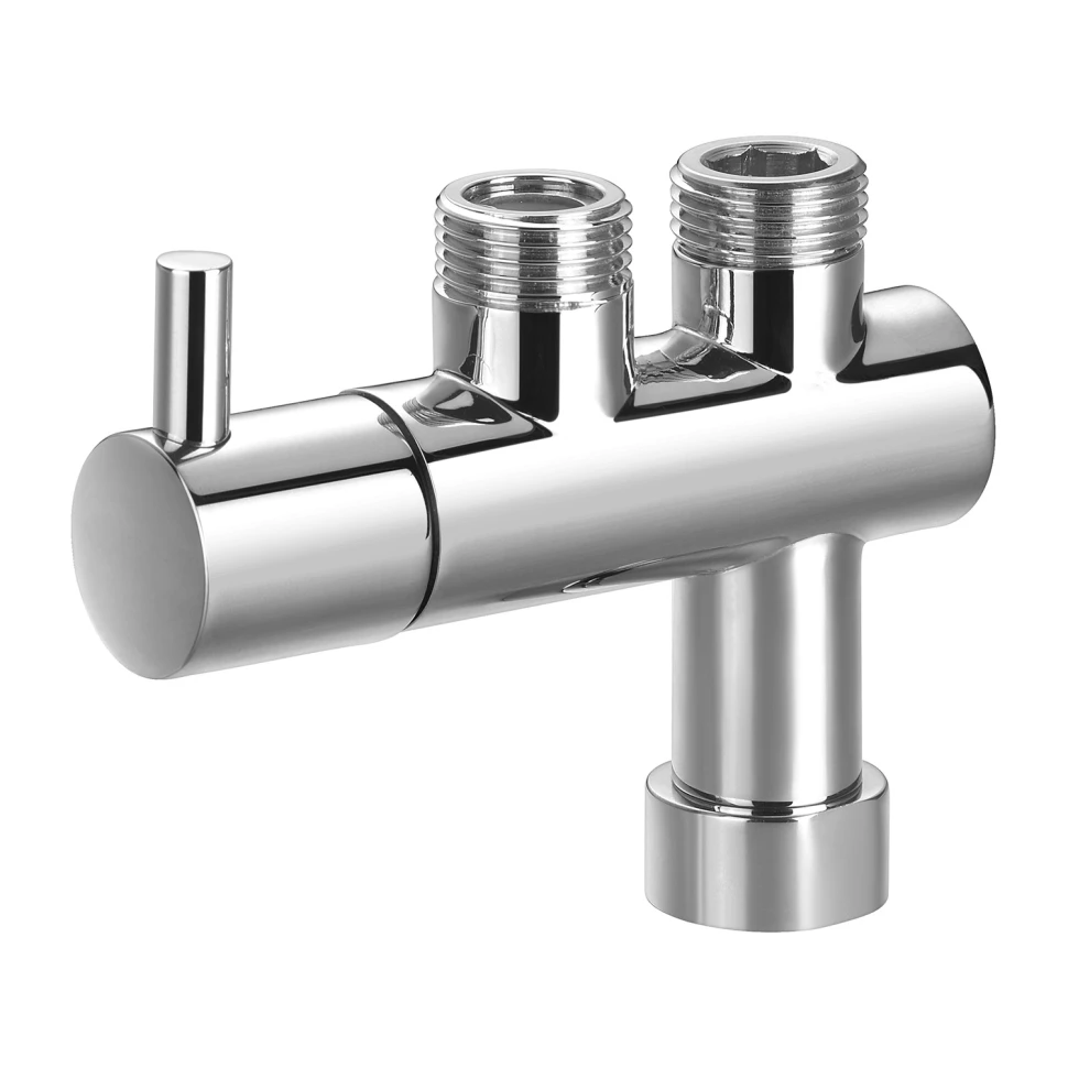 регулятор температури для змішувача, що самозакривається, для умивальника Omnires Y chrome (Y8877CR)