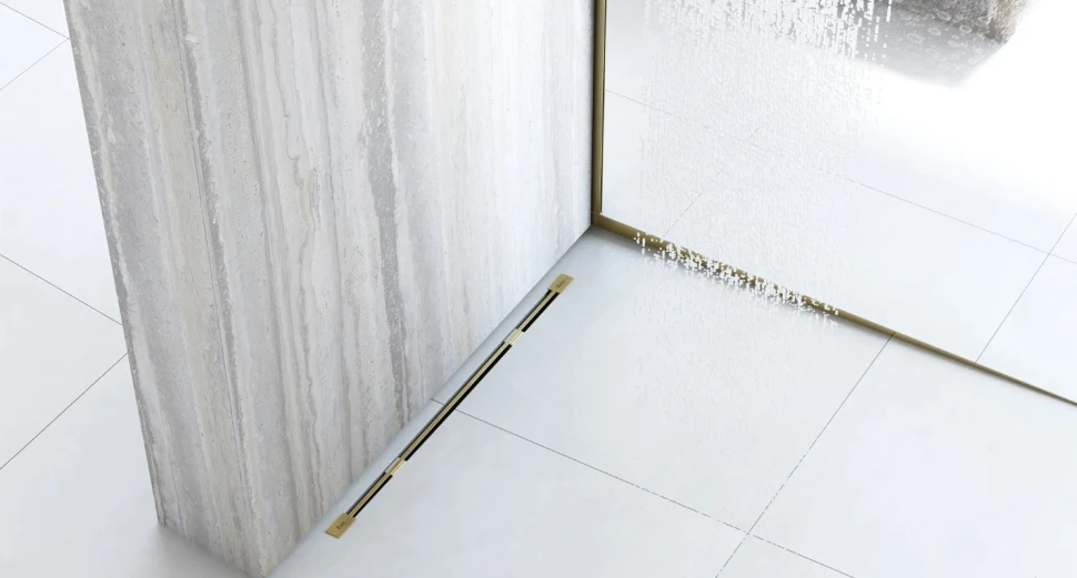 трап Rea Neo Ultra Slim Pro, золотий, 700 мм (REA-G9804) - 2