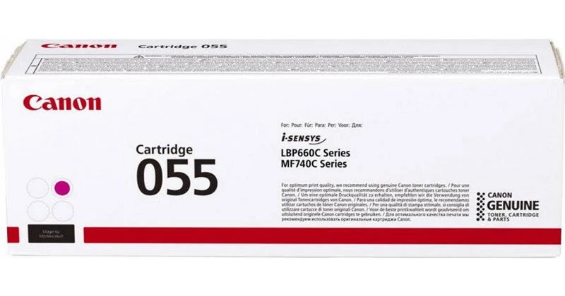 Тонер-картридж Canon 055 3014C002 Magenta (для MF742/744/746, LBP663/664)