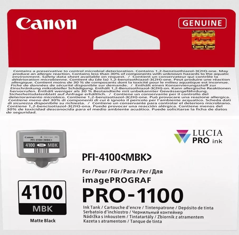 Картридж струменевий Canon PFI-4100 6776C001 Matte Black (для PRO-1100)