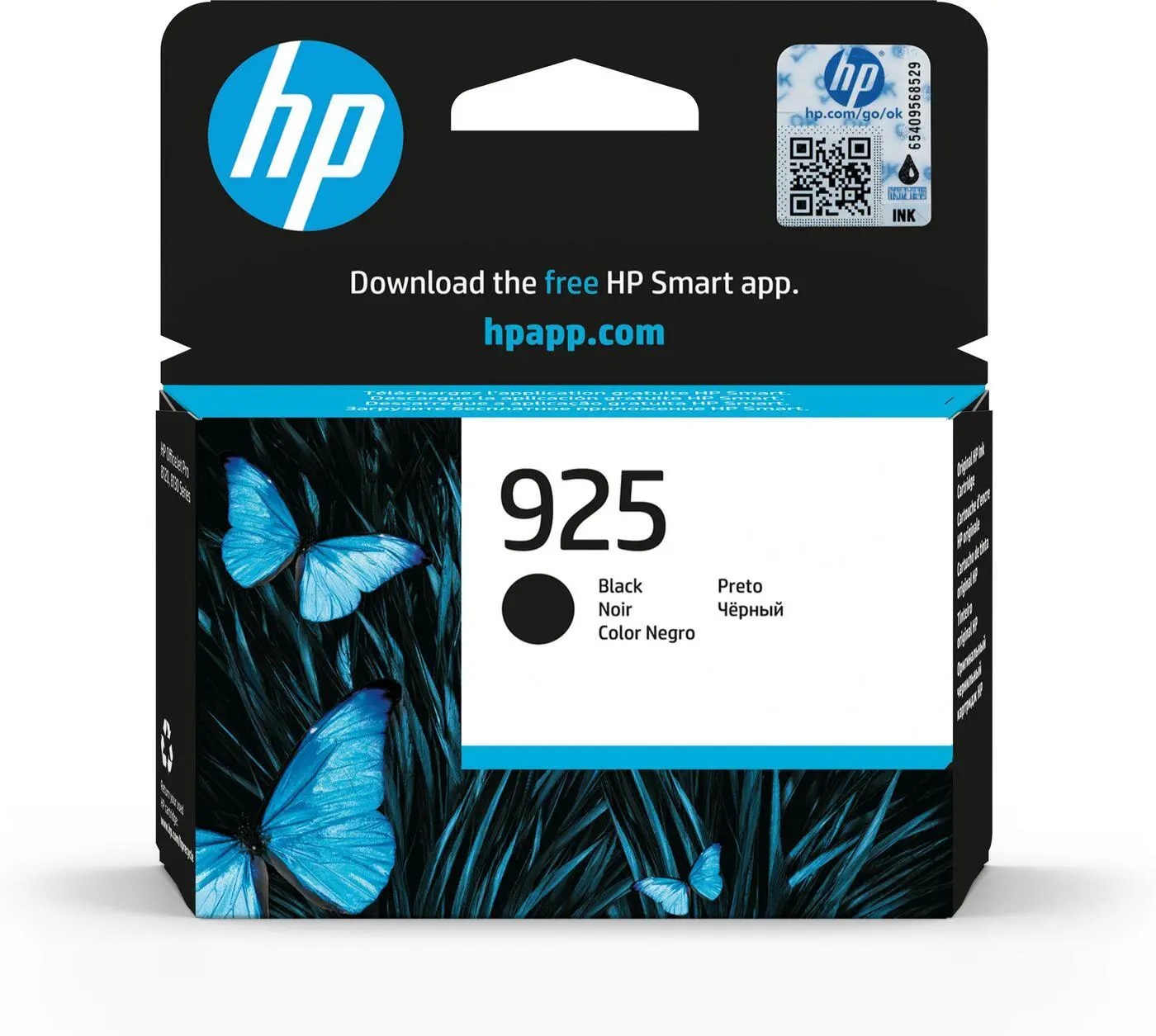 Картридж струменевий HP No.925 4K0V9PE Black (для Officejet Pro 8123)