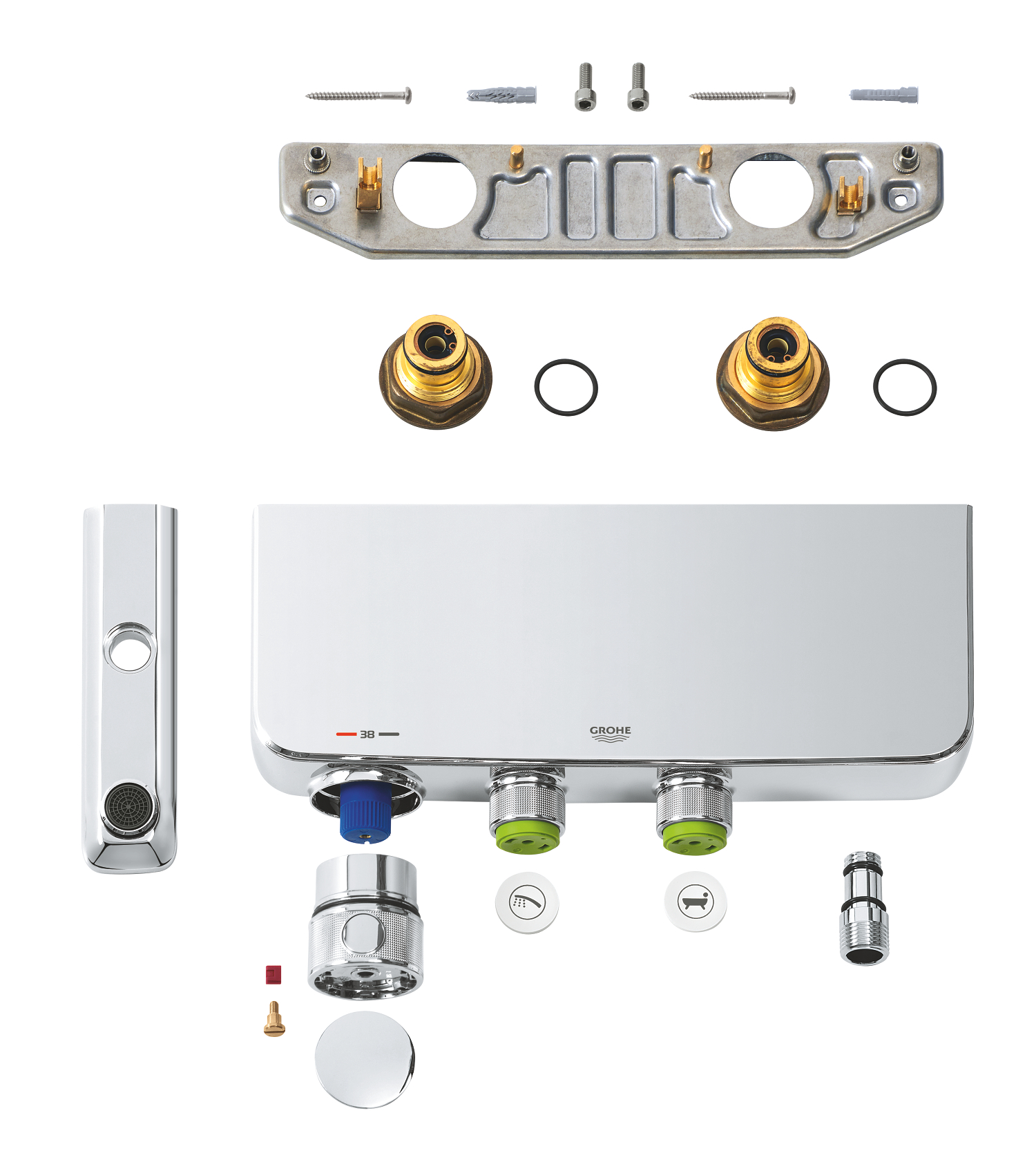 Термостат для ванни Grohe Grohtherm SmartControl (34718000) - 2