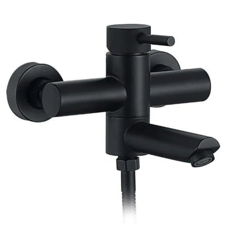 Змішувач для ванни MIXXUS SUS-009 (EURO) BLACK з нержавіючої сталі SUS304 (колір чорний) (MI6044) - 2