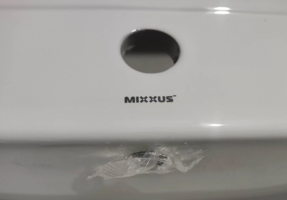 Раковина меблева Mixxus Premium CUBIC-1503 810х460х170mm з отвором під змішувач та переливом (MP6497 - 2